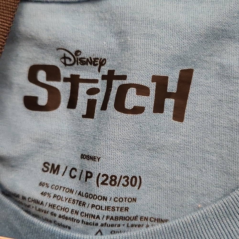 Disney Stitch Pjs Mens Shirt pajama pants Sleep Set Size S 28 - 30 W NWT - Picture 5 of 11